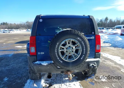 2006 Hummer H3 Suv z USA, uszkodzony, nr VIN 5GTDN136968310191